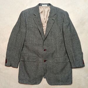 ORVIS Textured 100% Silk 2-Button Blazer Jacket Sports Coat Size 42L